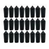 INOOMP 40Pcs Flight Protectors Plastic Wing Corrector Flight Wing Savers 90 Degrees Protector Black