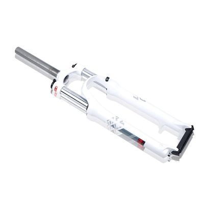 Jejy Mechanical Suspension Fork Mountain Bicycle, 26/27.5/29 Straight Tube Front Fork Manual Lockout Bike Accessories (Color : White, Size : 29inch)