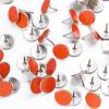 200 Pack Reflective Tacks Trail Marking Tacks Reflective Trail Markers Hunting Reflector Mark Trail for Hunting Hiking Camping Tree Stand(Orange) view 3