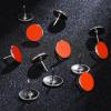 200 Pack Reflective Tacks Trail Marking Tacks Reflective Trail Markers Hunting Reflector Mark Trail for Hunting Hiking Camping Tree Stand(Orange) view 4