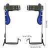 1 Pair Tree Climbing Spikes Set with Adjustable Belt and Rope, 350lbs Load Capacity Tree Climbing Gears Kit for Tree Work, Outdoor Jungle Survival, Logging, Hunting,Picking Fruit, Sports view 3