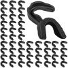 Frienda 50 Pcs Football Mouth Guards Bulk Youth Football Mouthpiece Sport Athletic Mouthguard Gum Teeth Guard for Hockey Karate Basketball Boxing Basketball Rugby(Black) view 1