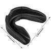 Frienda 50 Pcs Football Mouth Guards Bulk Youth Football Mouthpiece Sport Athletic Mouthguard Gum Teeth Guard for Hockey Karate Basketball Boxing Basketball Rugby(Black) view 2