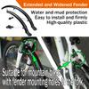 TXMACHINE fenders Bike Front fendder and Rear Fender for Water and mud Protection with a Full Set of Screws,spacers and 8pcs Cable Ties (2 Sets fenders) view 2