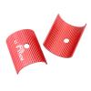 1 Pair Bike Handlebar Shims Aluminum Alloy Spacer Stem Reducer Bicycle Handle Bar Adapter Conversion Clamp 25.4 to 31.8mm/ 31.8 to 35mm (Red,31.8 to 35mm) view 1