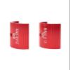 1 Pair Bike Handlebar Shims Aluminum Alloy Spacer Stem Reducer Bicycle Handle Bar Adapter Conversion Clamp 25.4 to 31.8mm/ 31.8 to 35mm (Red,31.8 to 35mm) view 2
