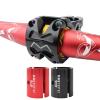 1 Pair Bike Handlebar Shims Aluminum Alloy Spacer Stem Reducer Bicycle Handle Bar Adapter Conversion Clamp 25.4 to 31.8mm/ 31.8 to 35mm (Red,31.8 to 35mm) view 3