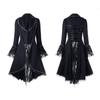 BCDlily Victorian Steampunk Tail Jacket for Women Plus Size Renaissance Dress Medieval Pirate Renaissance Goth Costume Black view 2