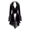 BCDlily Victorian Steampunk Tail Jacket for Women Plus Size Renaissance Dress Medieval Pirate Renaissance Goth Costume Black view 3