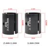 1 Pair Bike Handlebar Shims Aluminum Alloy Spacer Stem Reducer Bicycle Handle Bar Adapter Conversion Clamp 25.4 to 31.8mm/ 31.8 to 35mm (Black,31.8 to 35mm) view 3