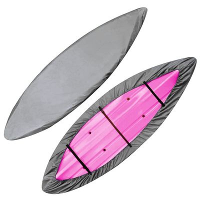 Professional Universal Kayak Cover Canoe Boat Waterproof UV Resistant Dust Storage Cover Shield 420D Oxford Protection Sunblock Shield for Fishing Boat,2.1to2.5m