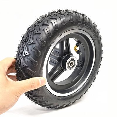 Xiaoki Electric Scooter Tires, 10-inch Pneumatic tire Wheel Set, 75/65-6.5 Off-Road Tires, Aluminum Wheels with disc Brakes, Scooter Accessories Replacement Wheels,B