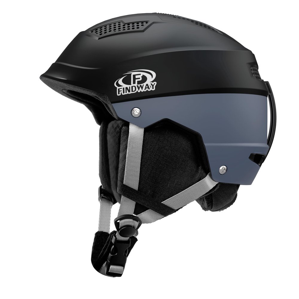 Findway Pro Ski Helmet, Goggle Compatible Snowboard Helmet,[Safety-Certified & Removable Liners] Shockproof and Lightweight Snow Sports Helmet for Men, Women & Youth