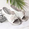 oiangi Women's Sandals Open Toe Hollow Out Wedge Sandals Casual Summer Slip-On Slippers Platform Sandals for Women view 2