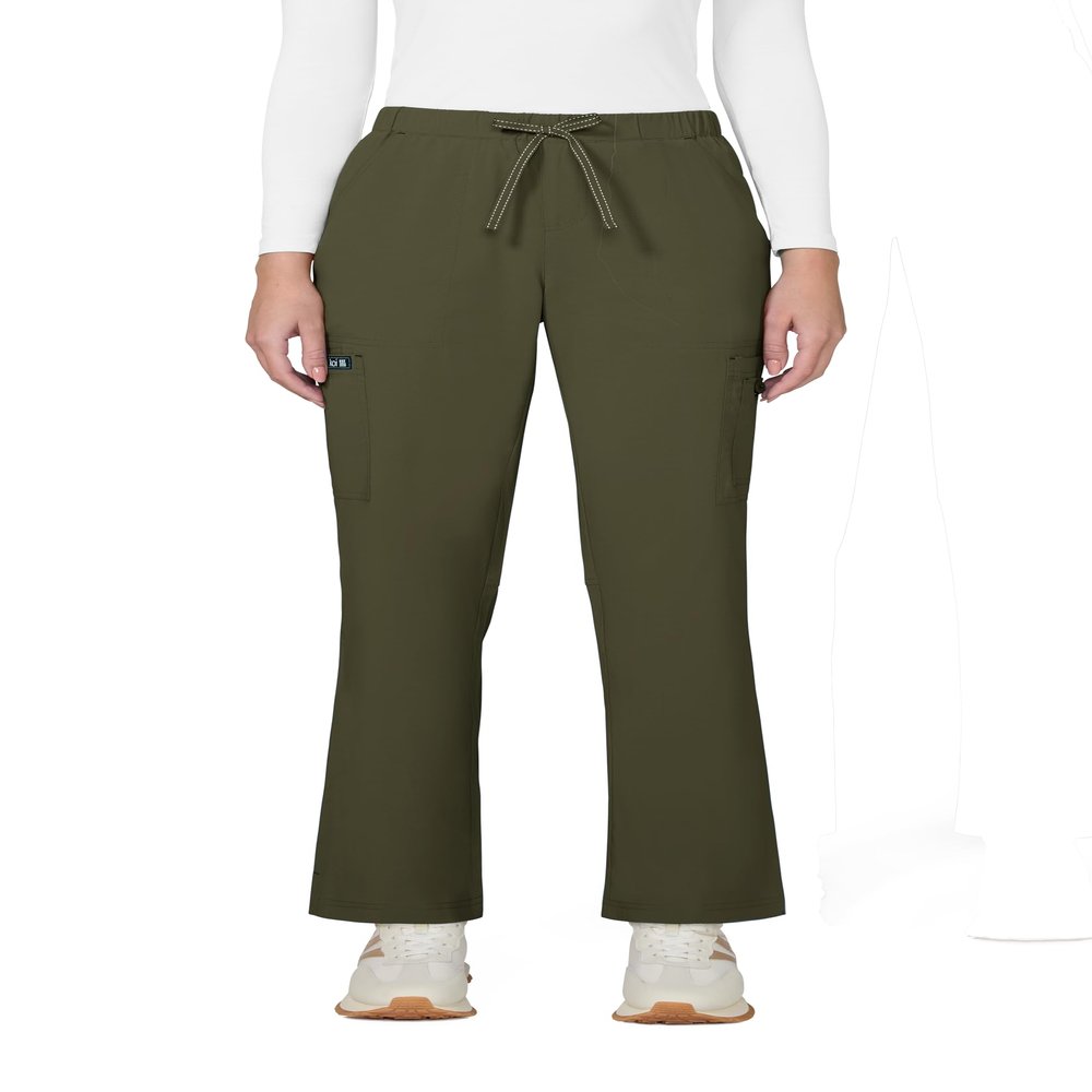 KOI Basics 731 Women's Holly Scrub Pant Olive Green Large