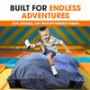 Cheer Collection Crash Pad - Crash Pads for Kids Sensory with Washable Cover - Sensory Room Must Haves - Crash Mat (3' x 4' FT) view 3