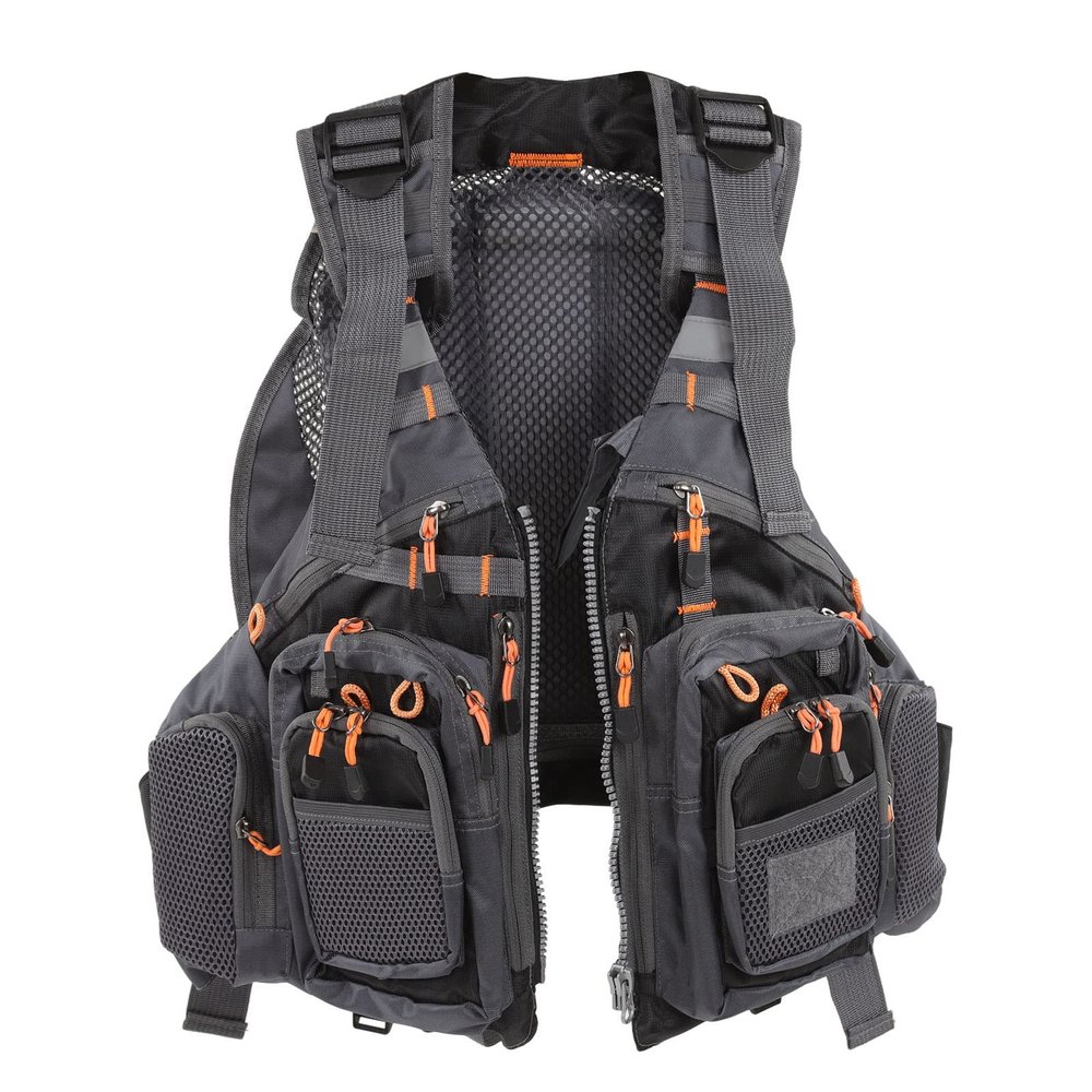 Fly Fishing Vest for Men and Women, Adjustable Quick Dry Multi Pocket Waistcoat with Breathable Mesh Lightweight Multipurpose Fly Fishing Gear Fly Fishing Accessories for Outdoors Stream Fishing
