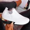 Air Cushion Non-Slip Walking Shoes Orthopedic Diabetic Breathable Mesh Slip-on Wedge Slipper Casual Baotou Elastic Band Platform Sandals view 3