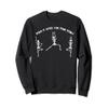 Yoga is Good For Your Bones Skeleton Funny Halloween Sweatshirt view 1
