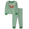 Gymboree,unisex-child,Gymmie Long Sleeve and Pant Cotton 2-Piece Pajama Sets, Big Kid, Toddler,Rudolph,12-18MOS view 2
