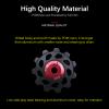 DJC Stone Bearing Pulley Wheel Gear Guide Roller 11t 13t 15t 17t MTB Road Bike Rear Derailleur for Shimano for Sram Over Sized Ordinary Tooth Pulley (red Hollow, 17T) view 3