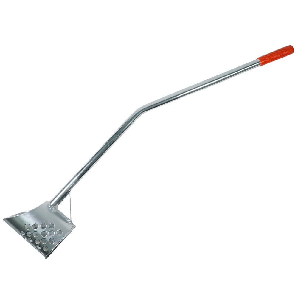 Curved Handle Aluminum Sand Scoop for Beach Metal Detecting