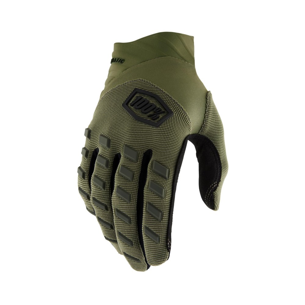 100% AIRMATIC Gloves Army Green - S