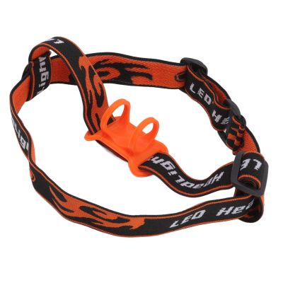 Pasamer Headband Flashlight Holder, High Elasticity Widely Applicable Handsfree Headlamp Elastic Band for Camping
