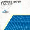 Tail Mate GelCore Premium Seat Cushion with Memory Foam for Stadium Seats, Office, Home, Car, Hunting, Travel, and More, Black view 3