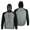 Mens NFL Heathered Grey Solid Fleece Full Zip Hooded Jacket, Jacksonville Jaguars Small view 2