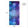 nuveti Printed Travel Yoga Mat-1/16 Inch Thick Non Slip Fitness Workout Mat with Carrying Bag, Foldable Lightweight Suede & Natural Rubber Yoga Mat for Yoga Pilates and Fitness 72" L x 24" W x 1.5mm view 2
