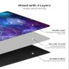 nuveti Printed Travel Yoga Mat-1/16 Inch Thick Non Slip Fitness Workout Mat with Carrying Bag, Foldable Lightweight Suede & Natural Rubber Yoga Mat for Yoga Pilates and Fitness 72" L x 24" W x 1.5mm view 4
