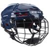 CCM Tacks 70 Hockey Helmet Combo with Cage, Senior (Senior Small, Navy) view 1