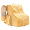 Fydelity Roller Skate Bags for Women | Converts 2 Roller Skate Backpack | Heavy Duty Roller Skating Bag for Girls Corduroy | Ice Skating Bag for Girls Gift |Figure, Quad Skate, Ice Skate Bag- Tan view 1