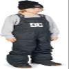 DC Roadblock Bib Kids Snowboard Pants Black Sz L (14) view 2