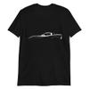 JG Infinite 'Vette C6 Outline 6th Gen Vette Owner Short-Sleeve Unisex T-Shirt Black view 1