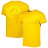 47 Men's Gold Los Angeles Rams Fast Track Tonal Highlight T-Shirt view 1