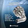 Whitecap 6577X 90 Duplex Stainless Steel Thru Hull - 3/4" view 2