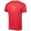 47 Men's Scarlet San Francisco 49ers Fast Track Tonal Highlight T-Shirt view 3