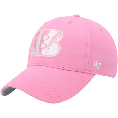 47 Girls Youth Pink Cincinnati Bengals Rose MVP Adjustable Hat