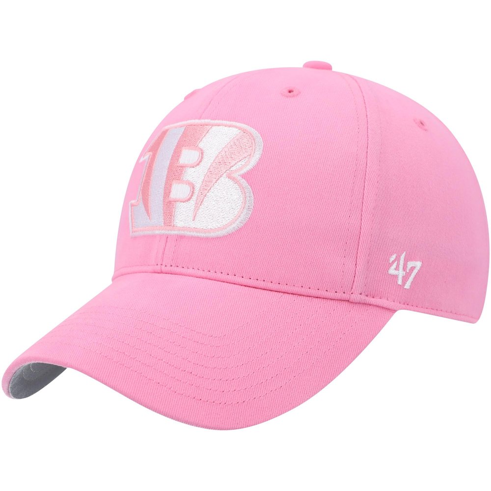 47 Girls Youth Pink Cincinnati Bengals Rose MVP Adjustable Hat
