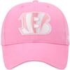 47 Girls Youth Pink Cincinnati Bengals Rose MVP Adjustable Hat view 2