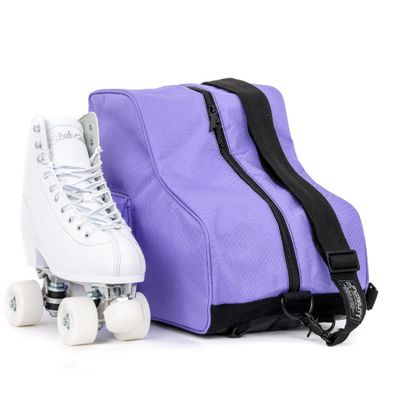 Fydelity Roller Skate Bags for Women | Convertible Roller Skate Backpack | Heavy Duty Skating Bag for Boys & Girls - Purple