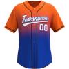 Custom Gradient Baseball Jersey Stitched/Printed Personanlized Button Down Shirts Sports Uniform for Men Women Youth view 1