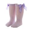 Baby Infants Toddlers Girls Knee High Socks 1 Pack Bow Long Stockings Ruffled Socks Kids Gifts (Purple, 3-5 Years) view 1