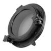 Boat Porthole, Black Marine Port Window Tempered Glass for RV for Yacht view 1