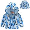 Baby Toddler Girls Boys Autumn Winter Clothes Windbreaker Hoodie Coat 1-5 Years Old,Kid Rainbow Stripe Top Jacket view 2