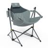 Timber Ridge Hammock Camping Chair with Adjustable Backrest, Heavy Duty Folding Hammock Chair Supports 300lbs, Portable Hammock Chair for Camping, Travelling and Patio, Grey view 1