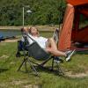 Timber Ridge Hammock Camping Chair with Adjustable Backrest, Heavy Duty Folding Hammock Chair Supports 300lbs, Portable Hammock Chair for Camping, Travelling and Patio, Grey view 2