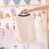 Aislor Kids Boys Girls V-Neck Knitted Vest Sweater Vest Sleeveless Jumpers School Knitwear Tank Top Cardigan Waistcoat White 3-4 Years view 3
